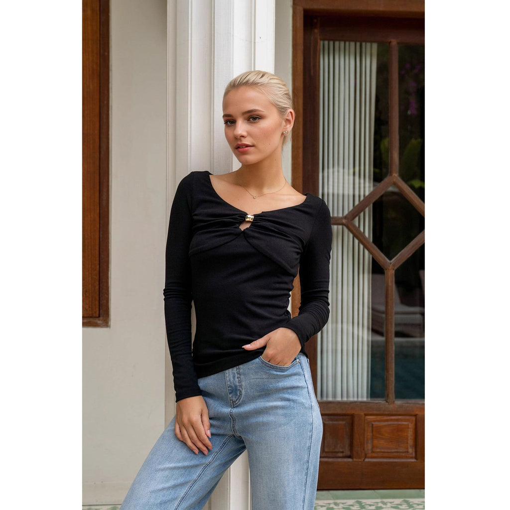 Top con mangas Arcelle