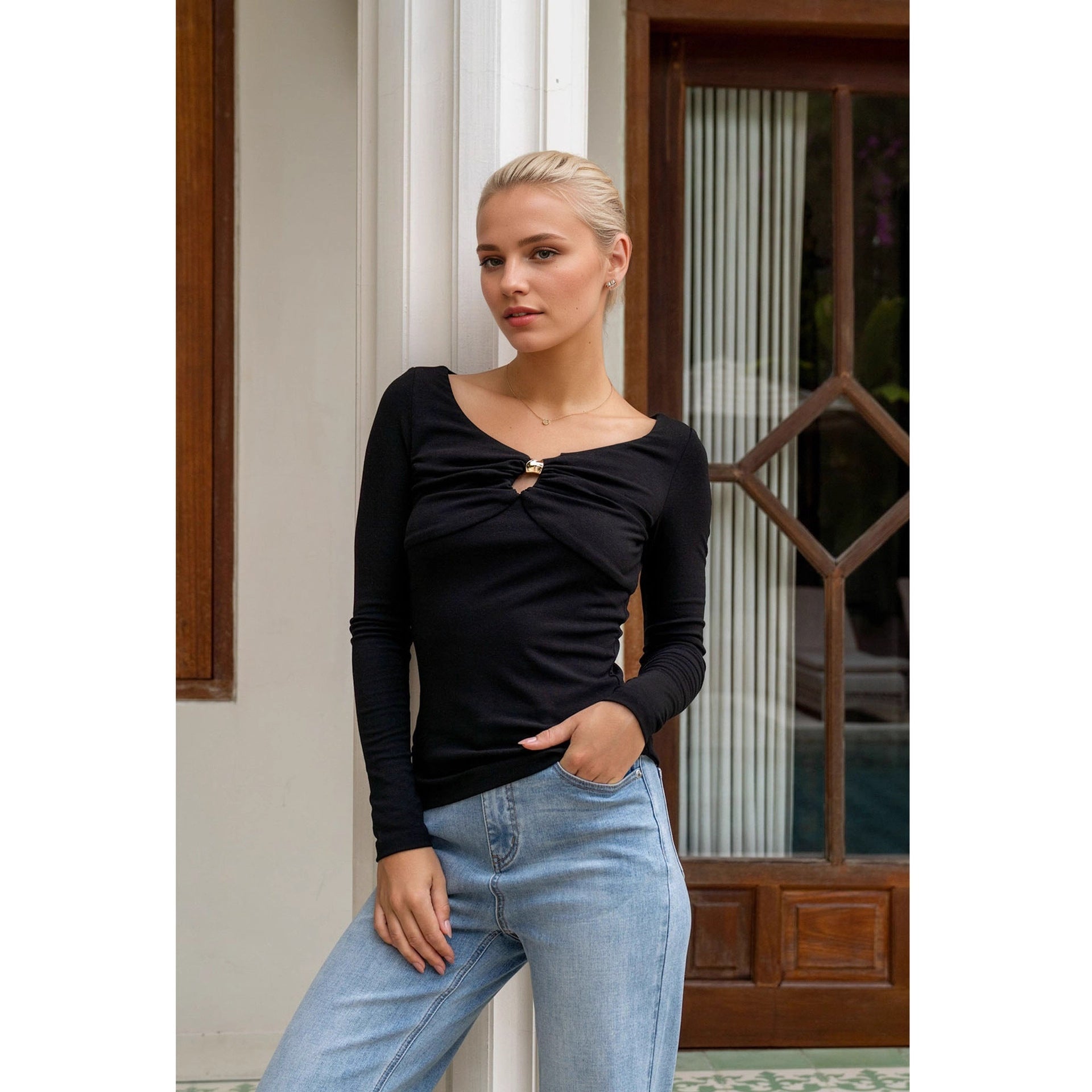 Top con mangas Arcelle
