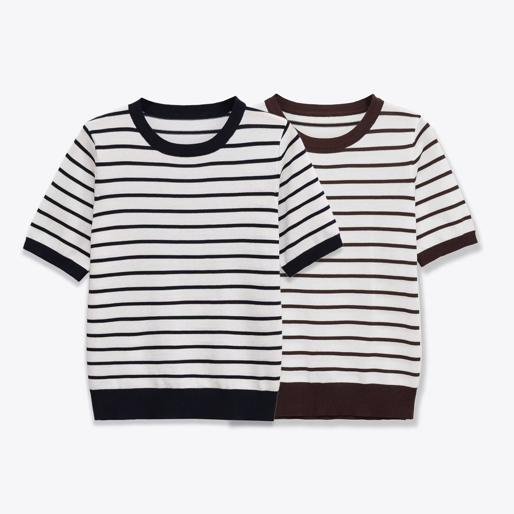 Camiseta de punto Rayas