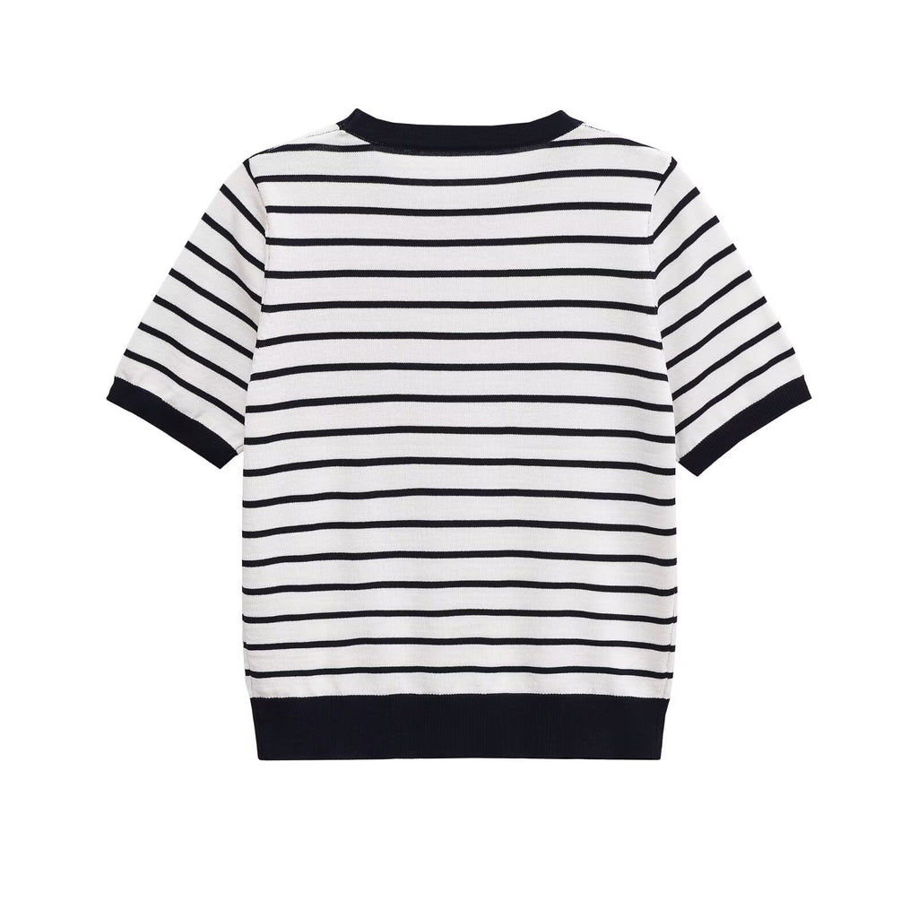 Camiseta de punto Rayas
