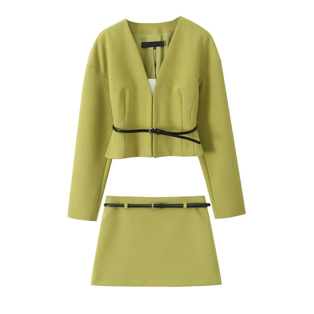 Traje de falda Lime