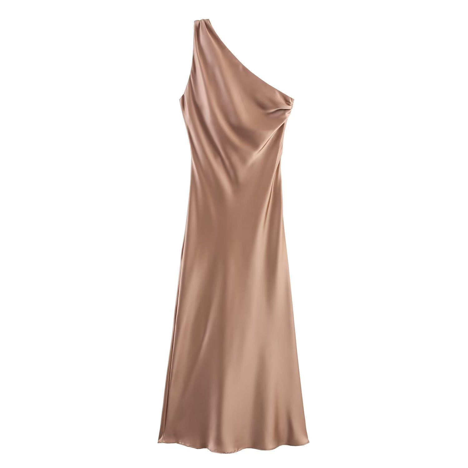 Vestido Asimétrico Satén