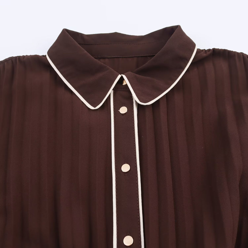 Vestido plisado Éter