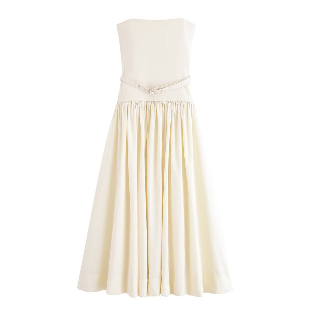 Vestido plisado Célestine