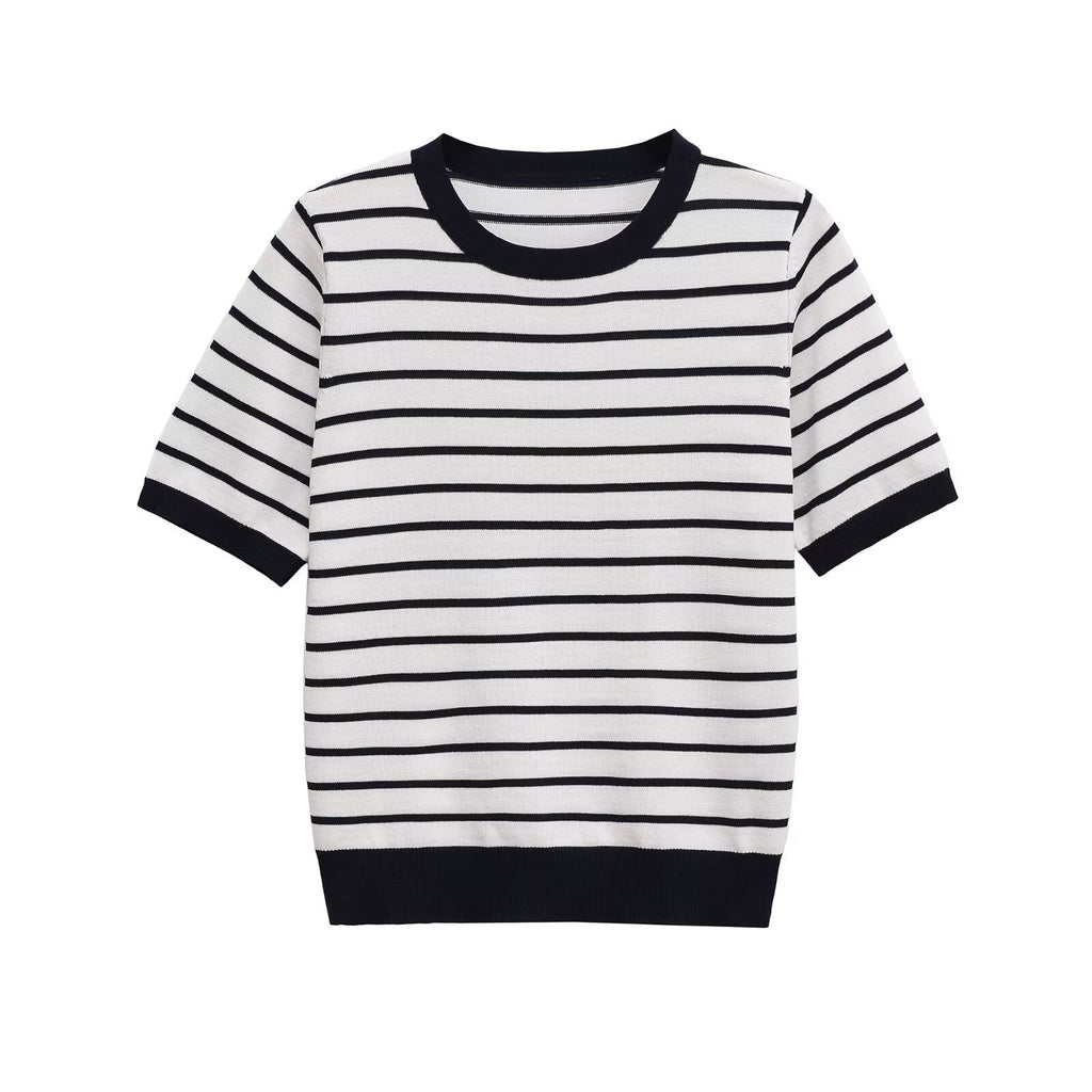 Camiseta de punto Rayas