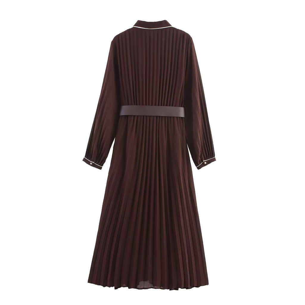 Vestido plisado Éter