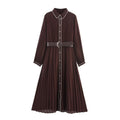 Vestido plisado Éter